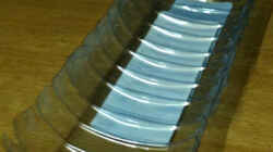 Zerschnittene Flasche