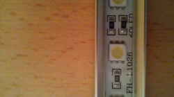 1m led leiste in warmweiß mit 60x50/50 SMD LEDs pro Meter 