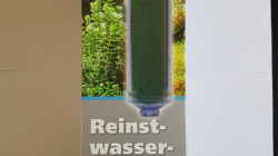 Reinstwasserfilter wird hinter die Osmose Anlage geschaltet um die Reststoffe heraus